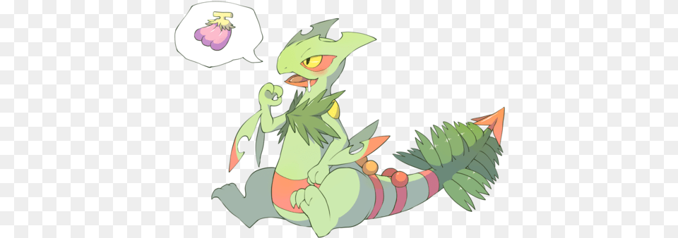 Mega Sceptile Is Pretty Cuteawesome Tho Cute Sceptile, Cartoon, Baby, Person, Dynamite Png Image