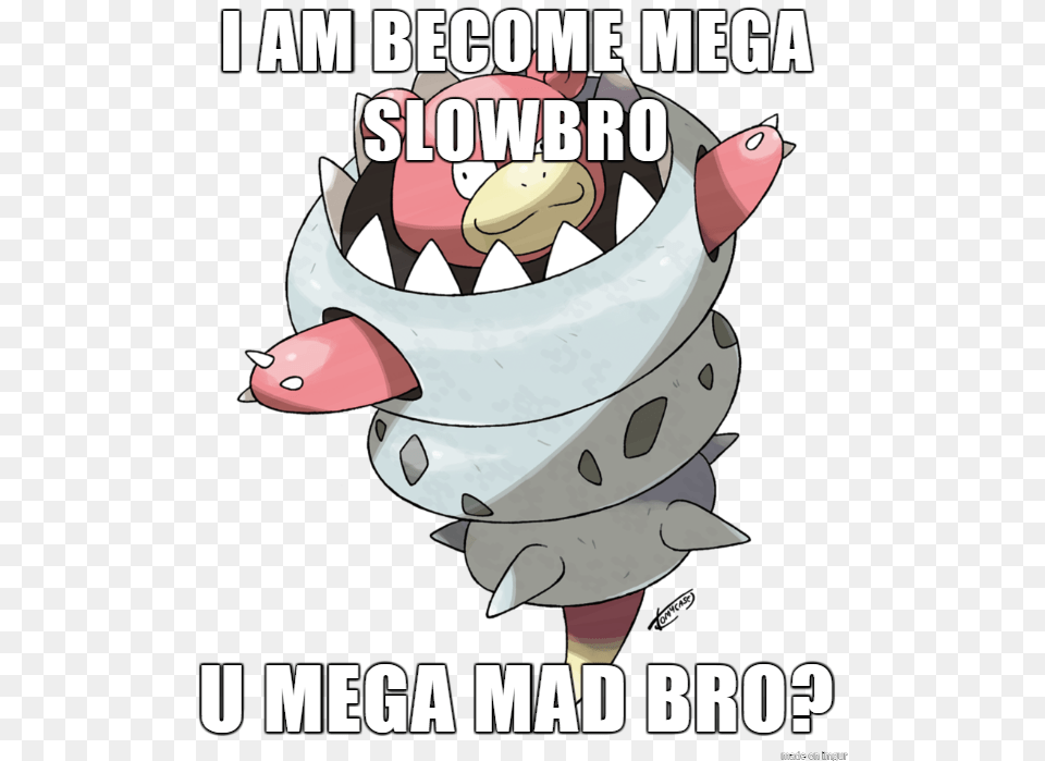 Mega Slowbro Meme Mega Slowbro, Cream, Dessert, Food, Ice Cream Png