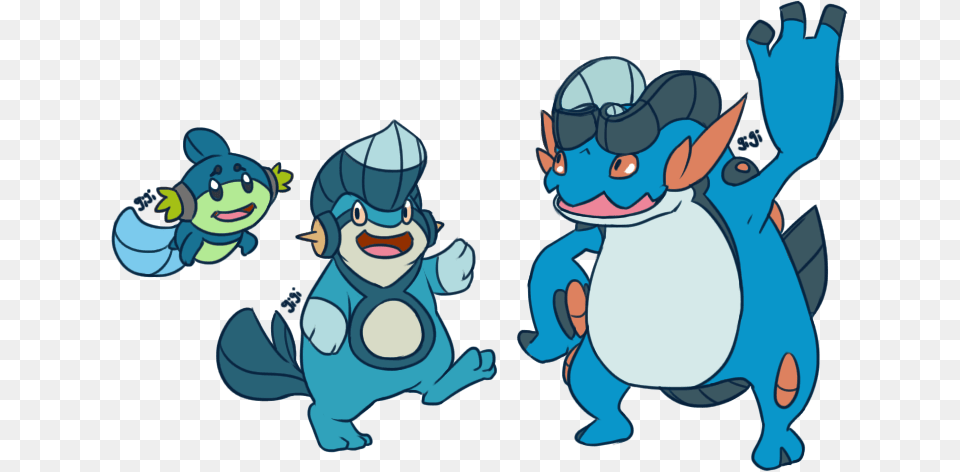 Mega Swampert Water, Cartoon, Baby, Person, Face Png