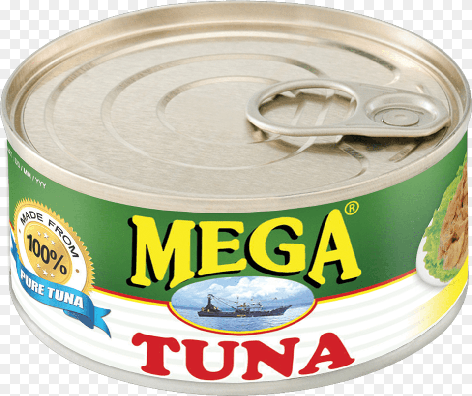 Mega Tuna Flakes In Oil 180g Mega Sardines, Aluminium, Can, Canned Goods, Food Free Png