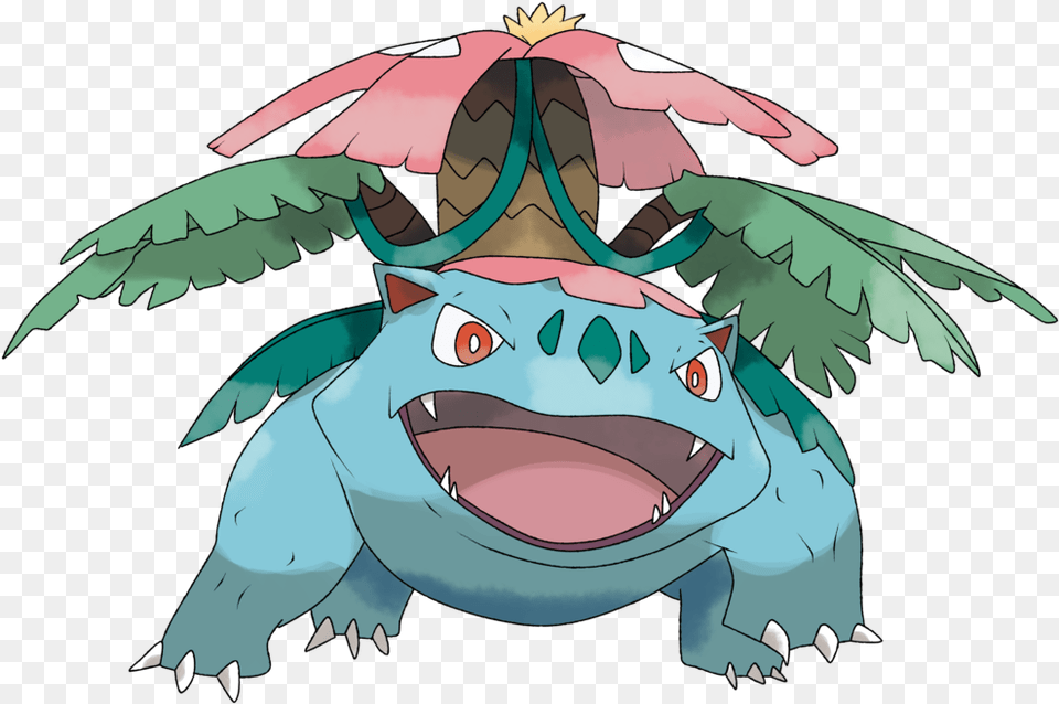 Mega Venusaur 3 Image Venusaur M, Baby, Person, Animal, Dinosaur Free Png