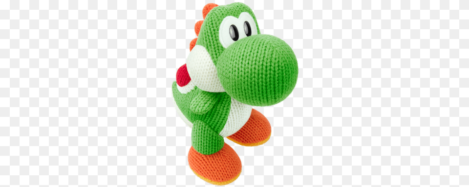 Mega Yarn Yoshi Amiibo, Plush, Toy Free Png