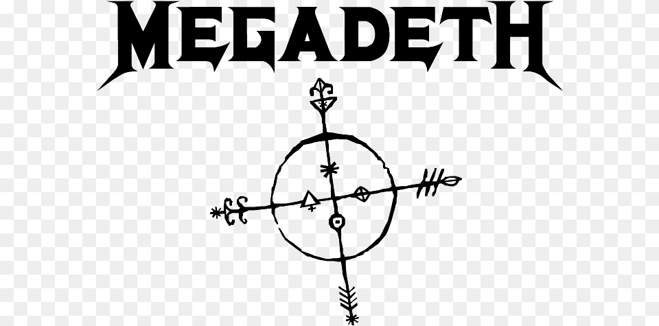 Megadeth Clipart Megadeth Vector, Cross, Symbol Png Image