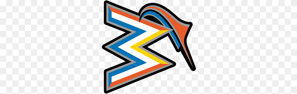 Megalomaniac Miami Marlins Logo Miami Marlins Logo 2015, Emblem, Symbol, Art, Graphics Free Transparent Png