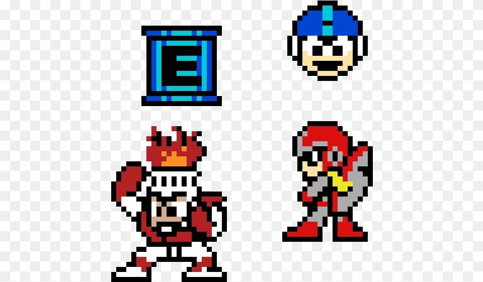 Megaman 8 Bit Protoman, Qr Code, Nutcracker Free Png Download