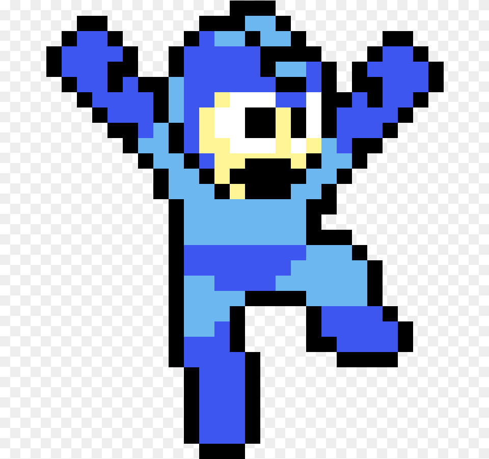 Megaman 8 Bits Sprite Png Image