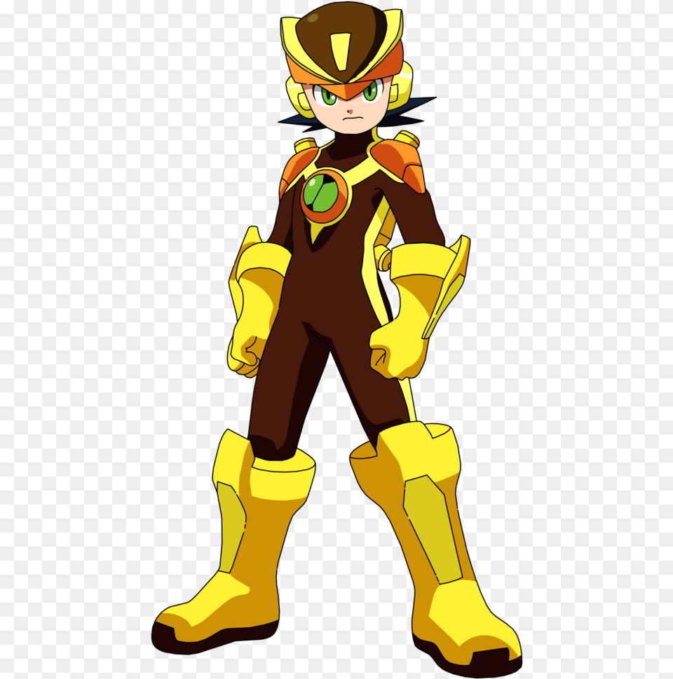 Megaman Electeam Style, Baby, Person, Cartoon, Face Png Image