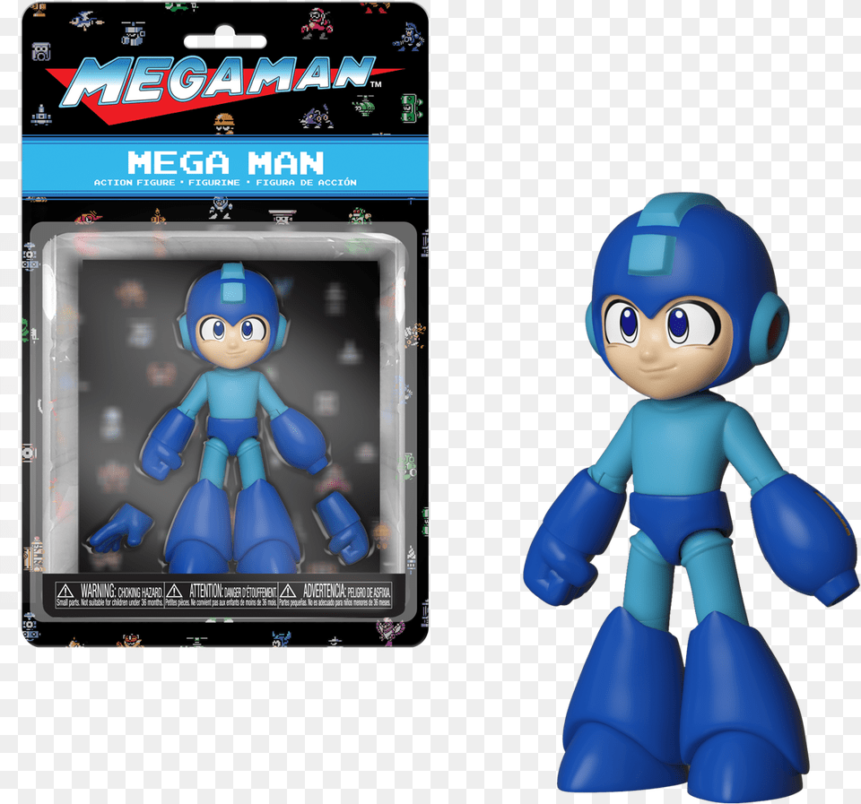 Megaman Funko Action Figure, Baby, Person, Face, Head Free Png Download