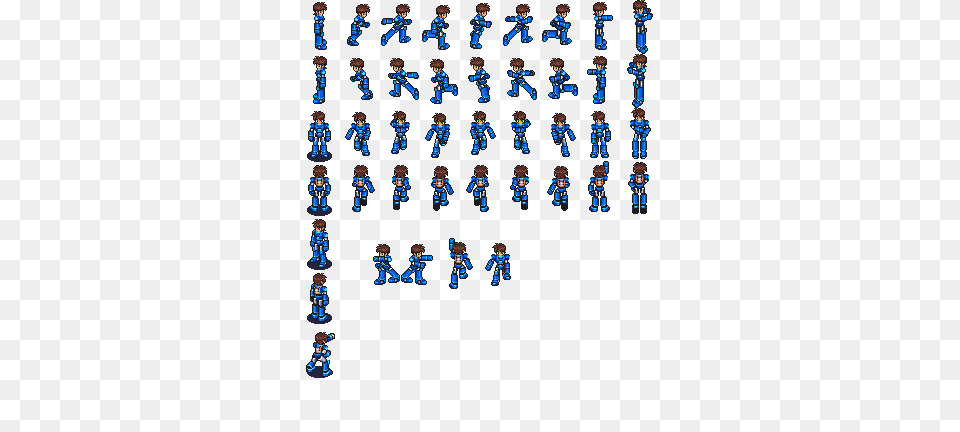 Megaman Legends Pixelated Sprite, People, Person, Toy Png Image