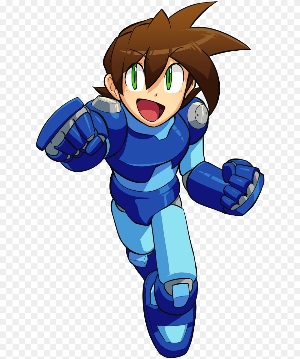 Megaman Volnutt, Book, Comics, Publication, Baby Free Png Download