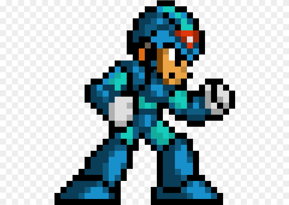 Megaman X 16 Bits, Qr Code, Robot Png Image