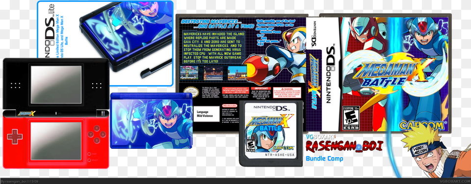 Megaman X Battle Nintendo Ds Box Art Cover By Rasenganboi Super, Computer, Electronics, Hardware, Computer Hardware Free Png