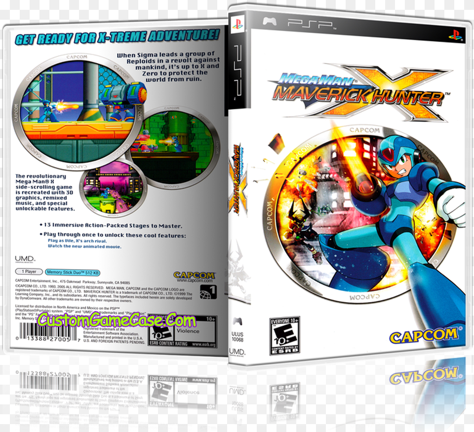 Megaman X Maverick Hunter Mega Man Maverick Hunter X Psp, Advertisement, Poster, Person Png Image