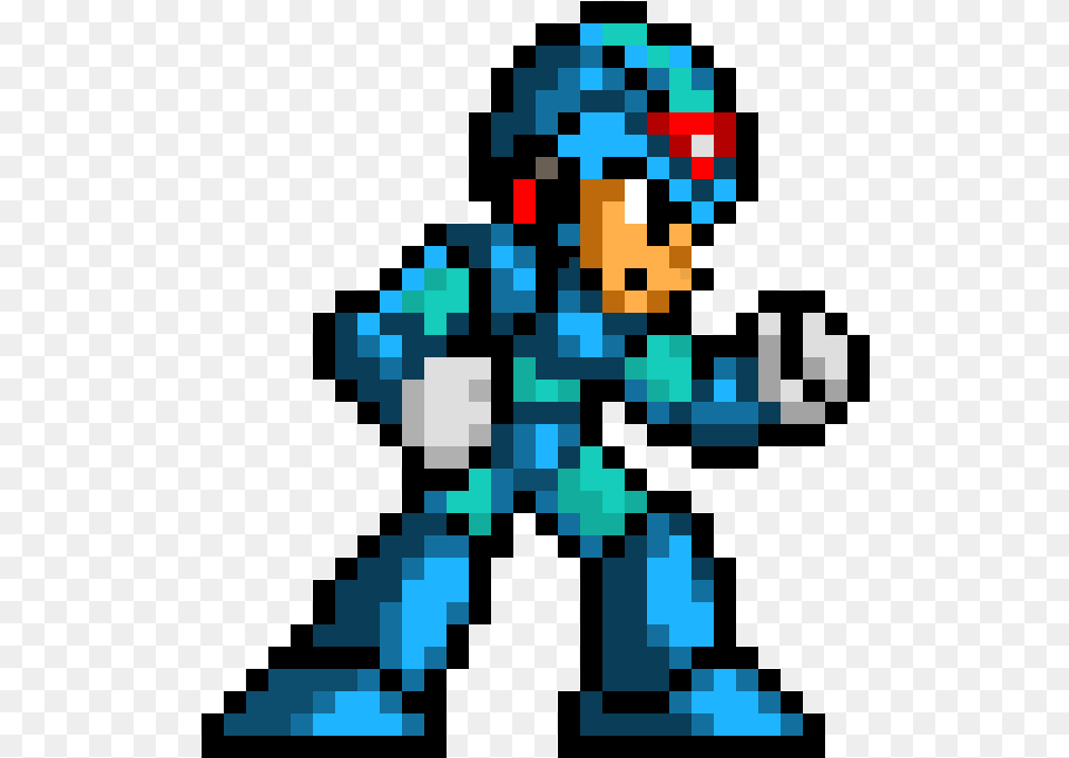 Megaman X Pixel Art, Qr Code Png
