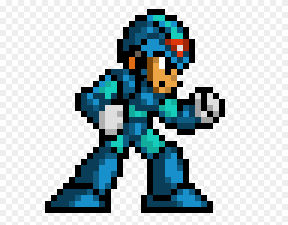 Megaman X Sprite Pixel Art Maker, Robot Free Png