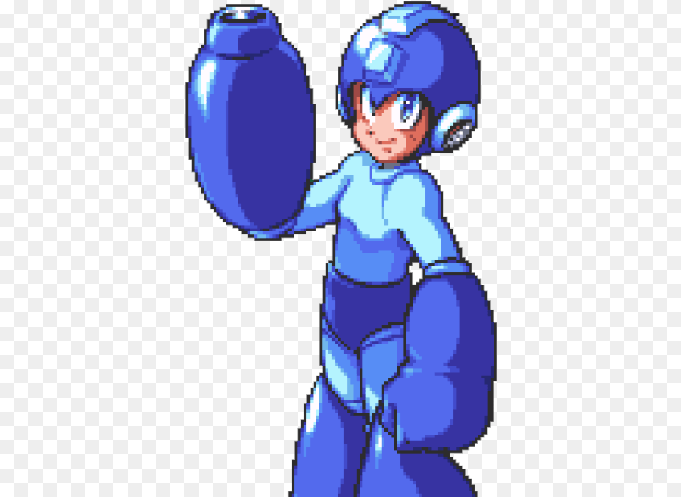 Megaman Y Bass Cartoon, Baby, Person, Book, Comics Free Png Download