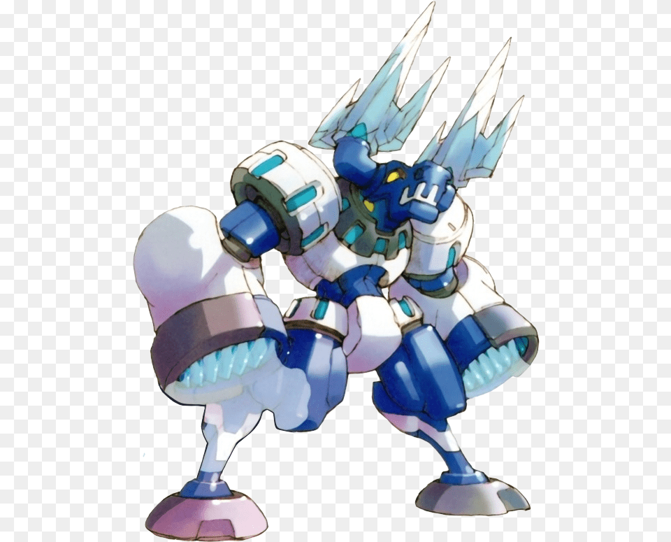 Megaman Zero Ice Boss, Robot, Baby, Person Free Png Download