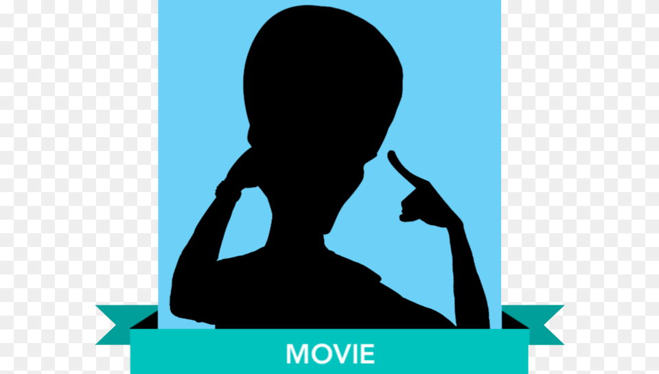 Megamind Silhouette, Adult, Female, Person, Woman Png Image