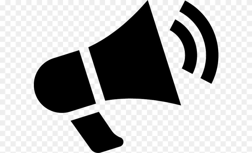 Megaphone, Gray Png