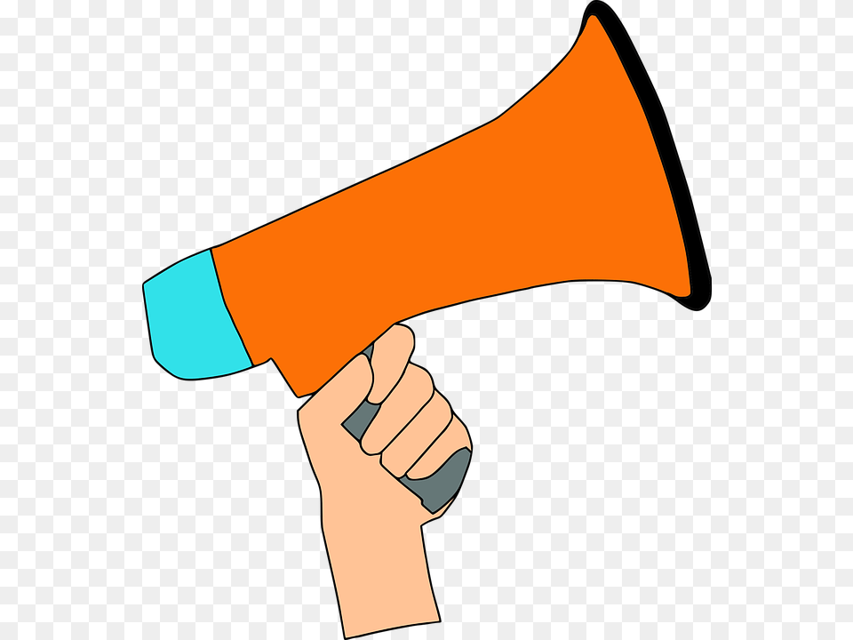 Megaphone, Person Free Png Download