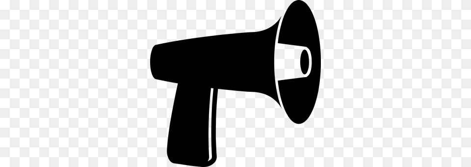 Megaphone Gray Free Transparent Png