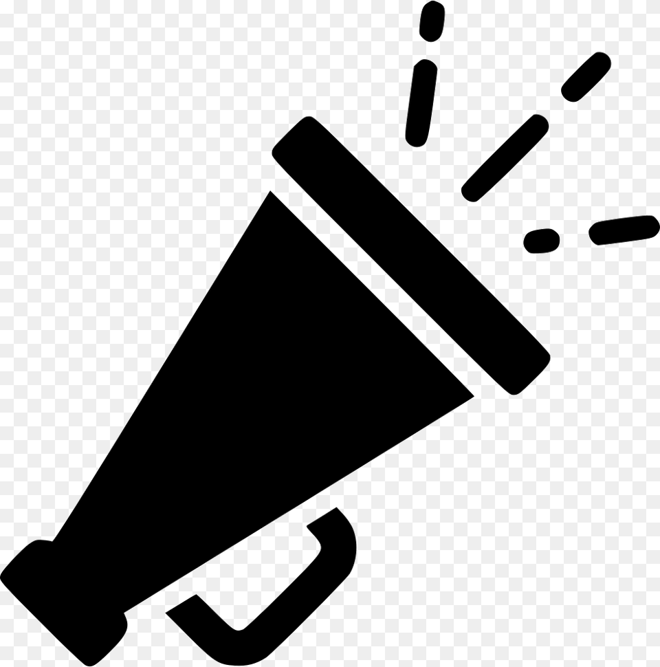 Megaphone, Stencil Free Png