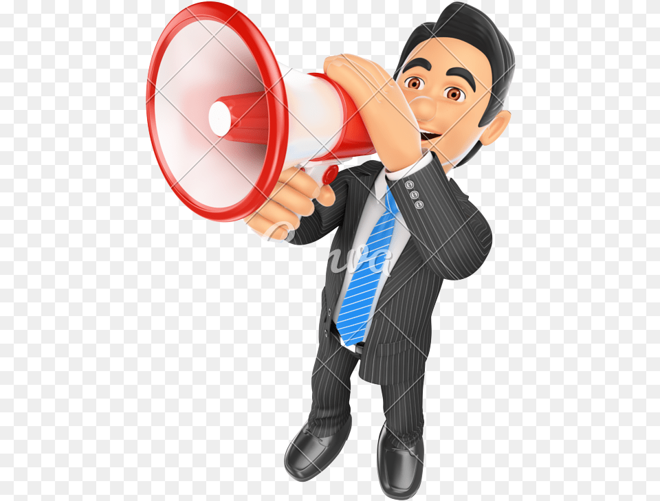 Megaphone Clipart Person Loudspeaker Hombre Hablando Por Megafono, Photography, Head, Face, Electronics Free Png Download