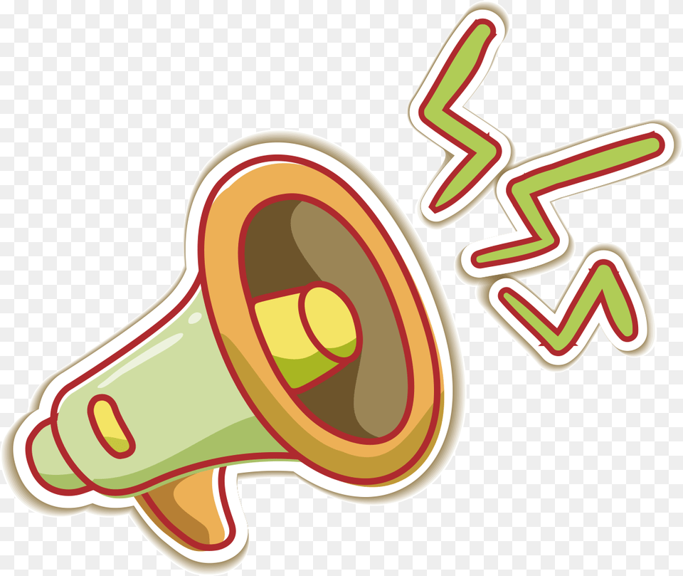 Megaphone Clipart Speaker Phone Transparent Background Speaker Cartoon, Lighting, Dynamite, Weapon Free Png