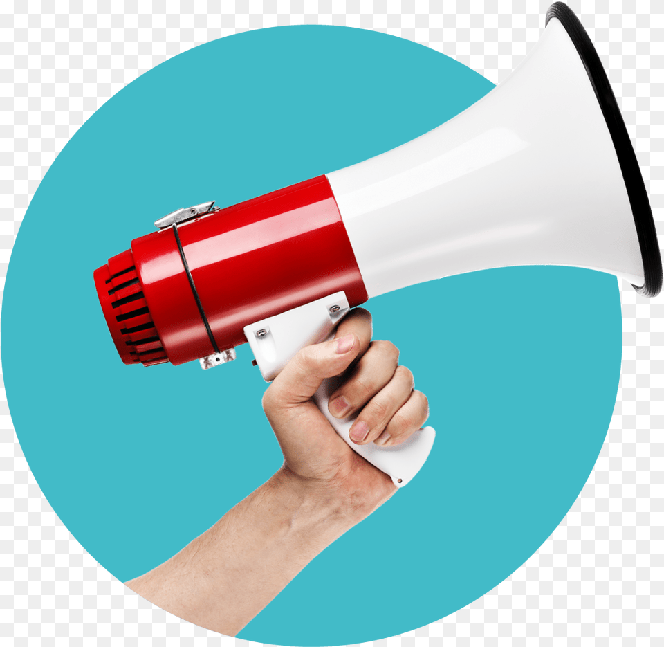 Megaphone Hand With Megaphone, Head, Person, Face, Angry Free Png Download