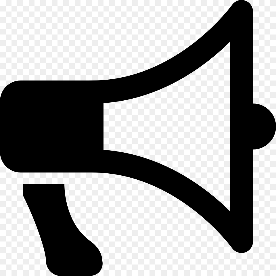 Megaphone Icon Megaphone Icon Vector, Smoke Pipe, Stencil, Lighting Free Png Download