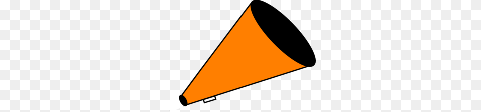 Megaphone Orange Clip Art, Triangle, Cone, Animal, Fish Png Image