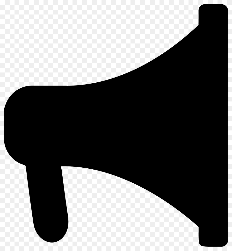 Megaphone Silhouette, Handle, Weapon, Home Decor, Cannon Free Png Download