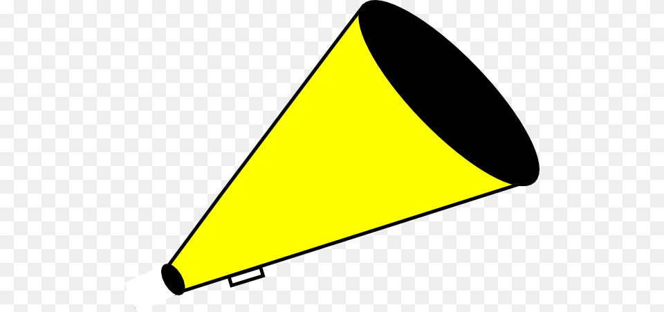 Megaphone Yellow Clip Art, Cone Png Image
