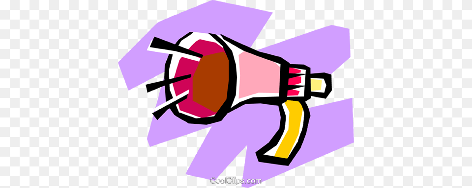 Megaphones Royalty Vector Clip Art Illustration, Lighting, Purple, Graphics Free Png Download