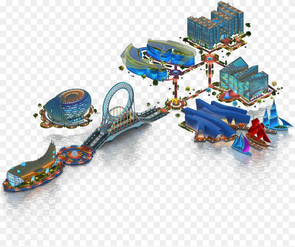 Megapolis Wiki Christmas Tree, Amusement Park, Fun, Roller Coaster, Boat Png Image