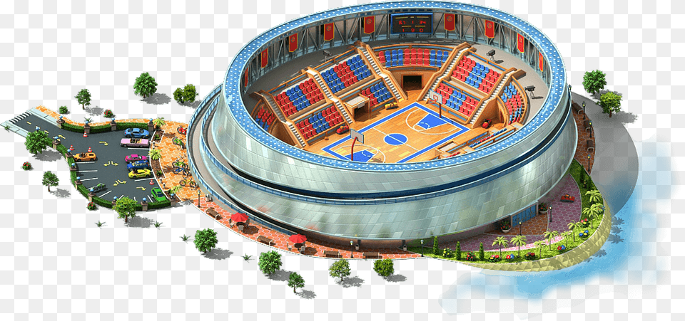 Megapolis Wiki Scale Model Basketball Stadium, Architecture, Building, Diagram, Cad Diagram Free Transparent Png