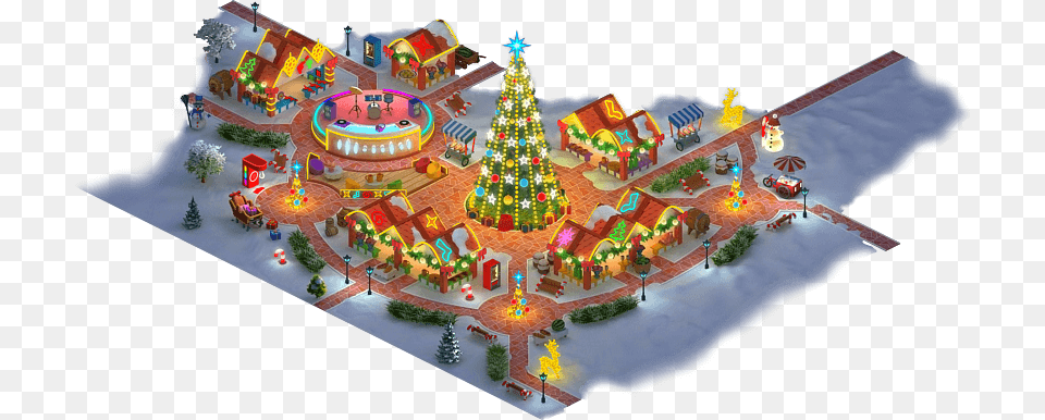 Megapolis Wiki Snowville, Plant, Christmas, Christmas Decorations, Festival Free Png Download