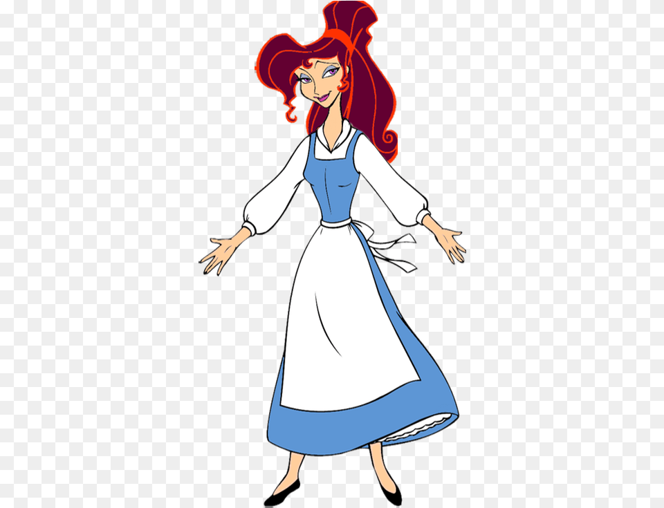 Megara Belle From Beauty And The Beast Modern, Book, Publication, Comics, Adult Png