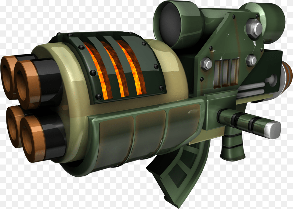 Megarocket Cannon Render Minirocket Tube Ratchet And Clank, Coil, Spiral, Rotor, Machine Png