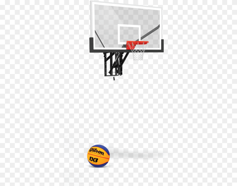 Megaslam Hoops Clb 3x3 Basketball Hoop Installations All Megaslam Hoop Side View, Ball, Basketball (ball), Sport Png