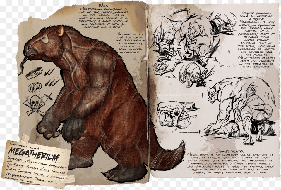 Megatherium Ark, Animal, Mammal, Wildlife, Bear Png