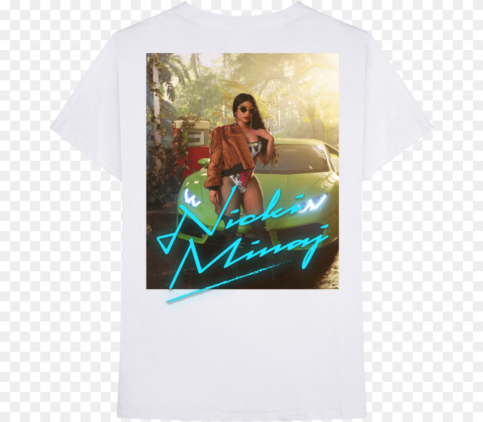 Megatron Nicki Minaj T Shirt, T-shirt, Clothing, Adult, Person Free Transparent Png
