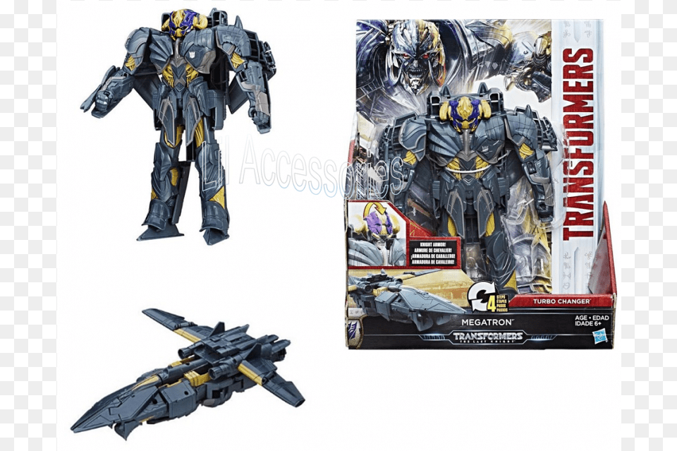 Megatron Transformers The Last Knight Premier Edition, Toy, Vehicle, Aircraft, Airplane Free Png