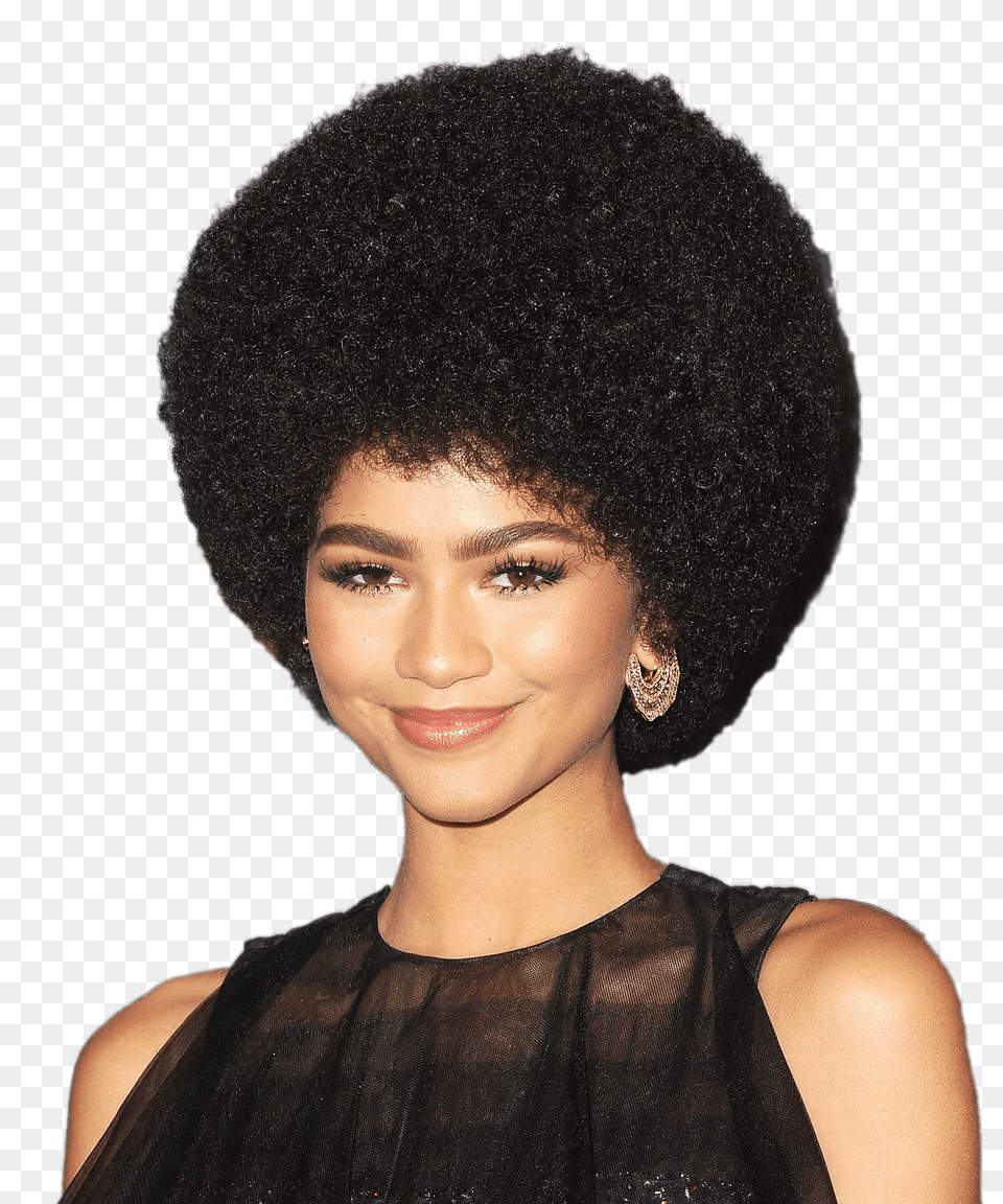 Meghan Markle With An Afro Natural Hair Afro Hairstyles, Black Hair, Person, Adult, Portrait Png Image