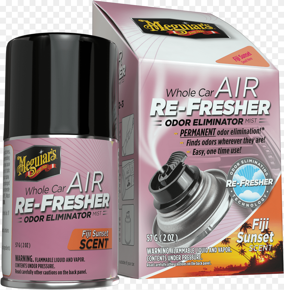 Meguiar S Whole Car Air Re Fresher Odor Eliminator Scent Bomb For Car, Bottle, Cosmetics, Perfume, Tin Png Image