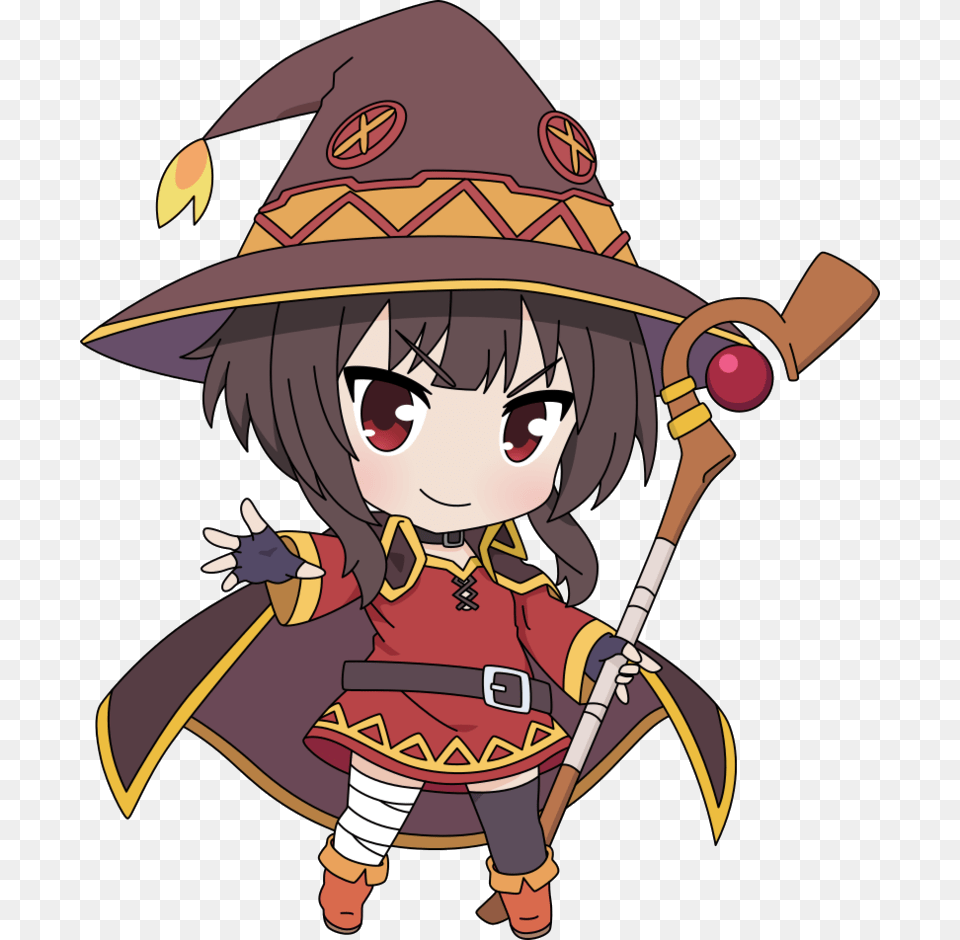 Megumin Chibi Anime Konosuba Megumin Chibi, Book, Comics, Publication, Baby Free Png Download