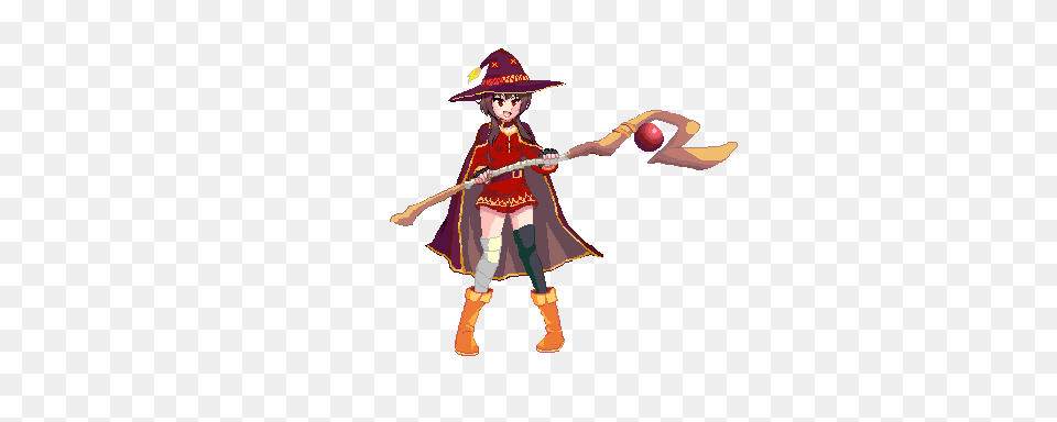 Megumin Dot Painting, Clothing, Hat, Person, Face Png Image