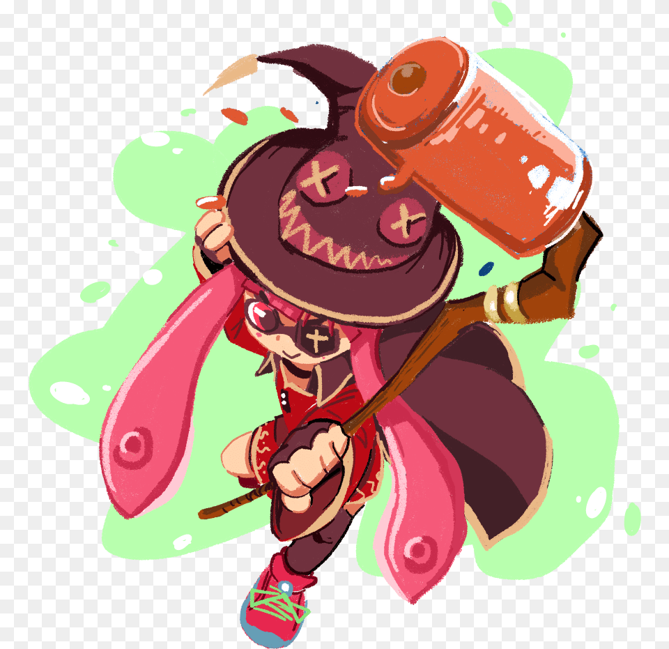 Megumin Inkling, Baby, Person, Food, Ketchup Free Transparent Png