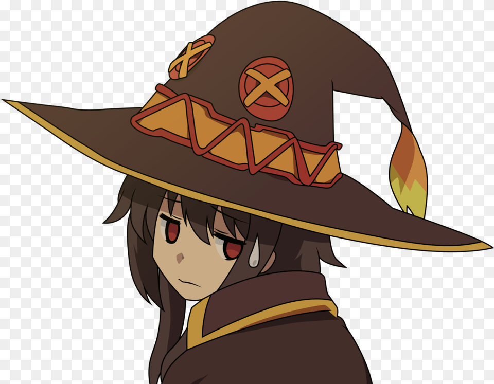 Megumin Megumin, Clothing, Hat, Sun Hat, Person Free Png