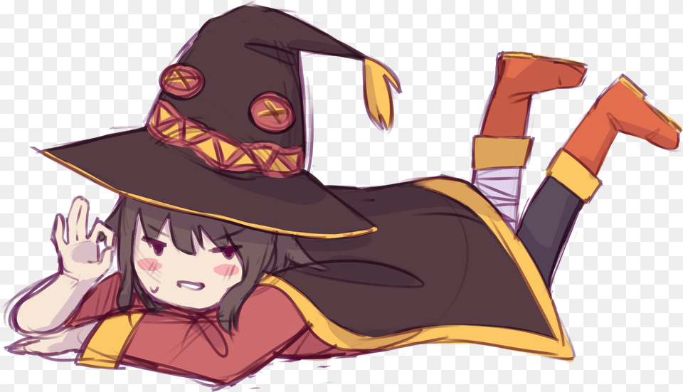 Megumin Megumin, Book, Comics, Publication, Face Png